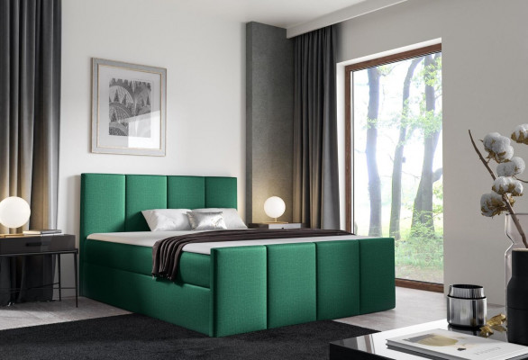 Bed bed box spring bed furniture bedroom design double hotel modern new